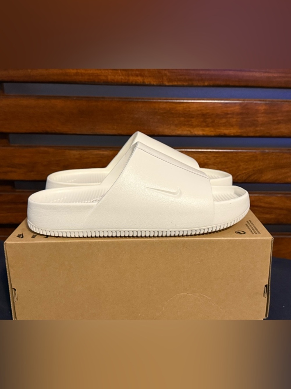 Nike White Women’s Slide Sandals
